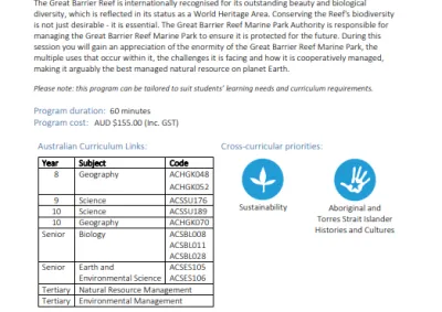 Management of the Reef Flyer