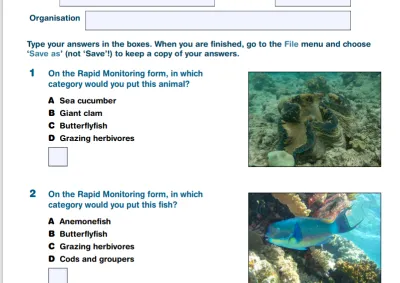 Picture of review questions