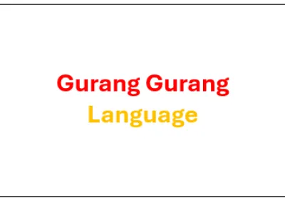 This chatterbox is in Gurang Gurang language.