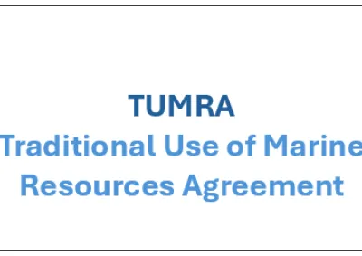 Includes a map of the TUMRA areas GBR.