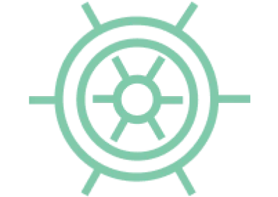 Ship wheel icon