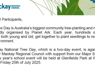 Mackay National Tree Day Invitation 2025