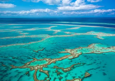 Aerial reef shot