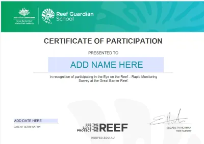 Image of Rapid Monitoring Participation Certificate